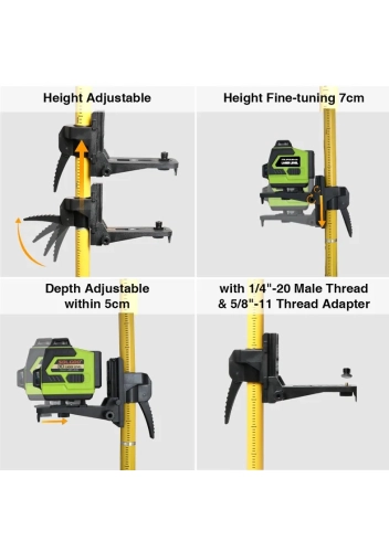 Statyw podpora rozsuwany 4,2m 420cm do poziomicy laserowej